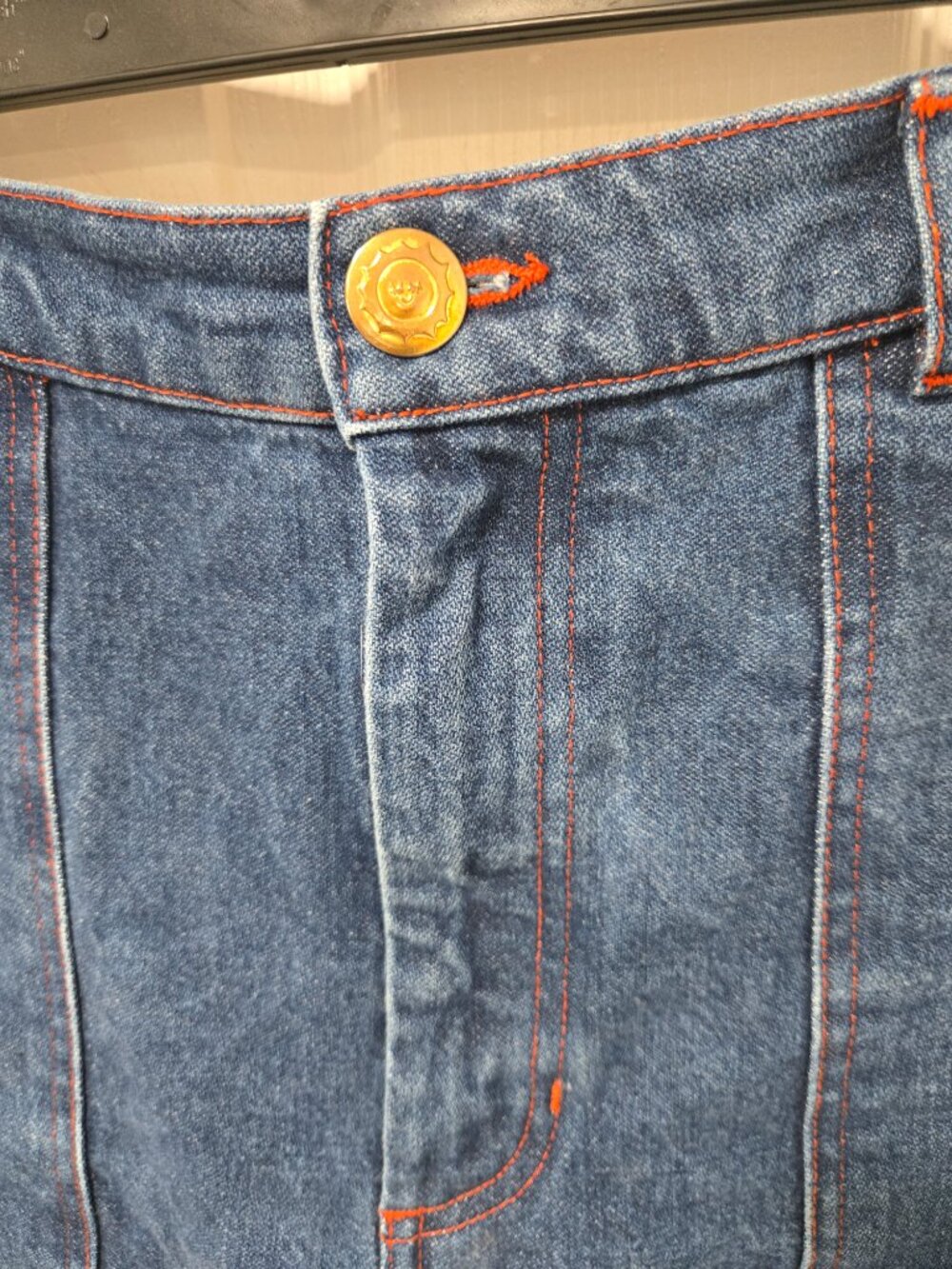 Big Bud Press Petite M Size Dark Wash Carpenter Jeans - Picture 8 of 10
